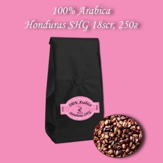 Кава зернова Arabica Honduras SHG 18scr (Арабіка Гондурас) 250г.  БЕЗКОШТОВНА ДОСТАВКА від 1кг!